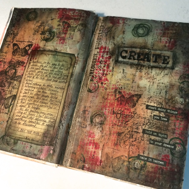 altered book art journal